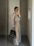 fur tail belt